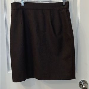 United Colors of Benetton 100% Wool Skirt Brown 12